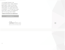 Tablet Screenshot of filterverlag.de